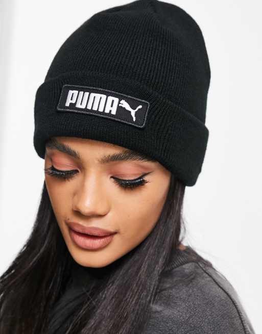 Puma - Bonnet côtelé - Noir