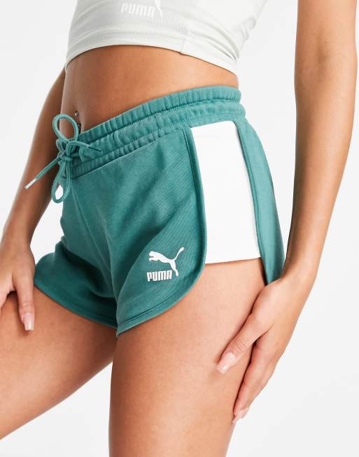 Teal cheap booty shorts