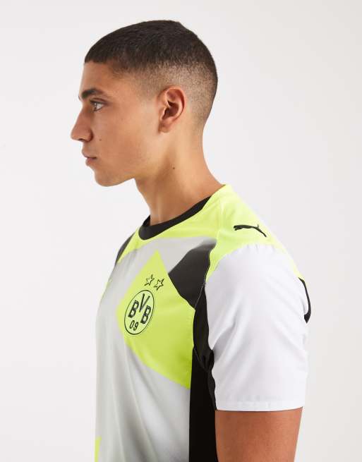 Puma Borussia dortmund 25/26 authentic away jersey in silver mist - Main Image