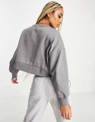 asos cropped sweatshirt