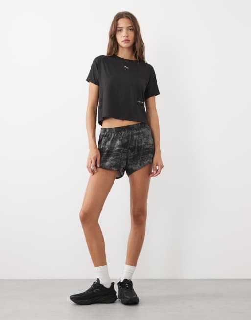 Puma Brightstride cloudspun running tee in black, 3 of 4