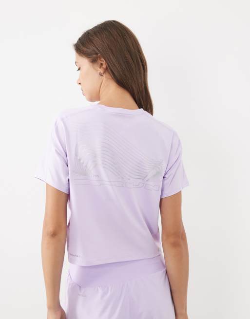 Puma Brightstride cloudspun running tee in purple, 4 of 4