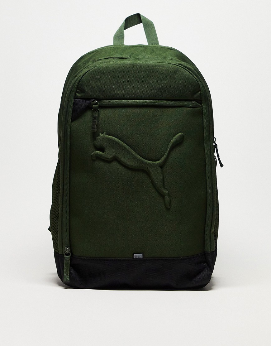 Puma Buzz backpack in dark green