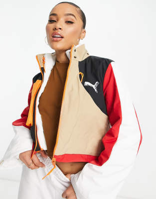 Puma By June Ambrose Multi Functional Jacket In Red Multi | ModeSens