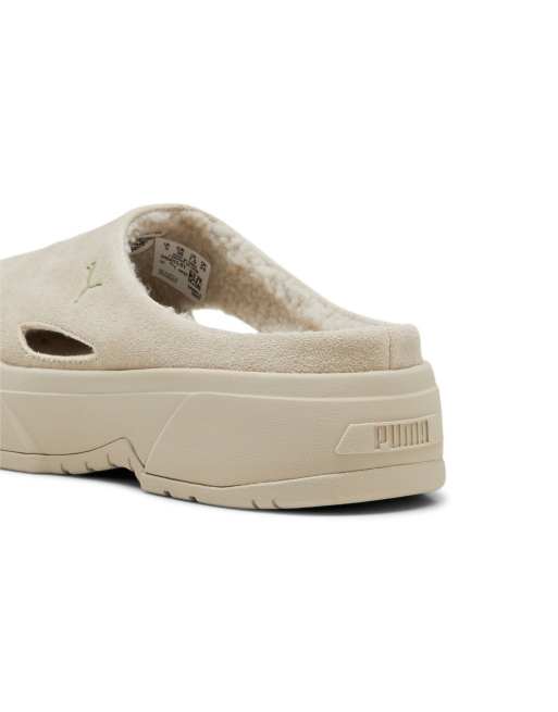 Puma Ca mule frost explorer sandal sneakers in off white ASOS