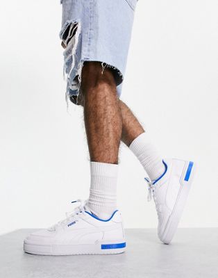 Puma CA Pro acid brights trainers in white and blue