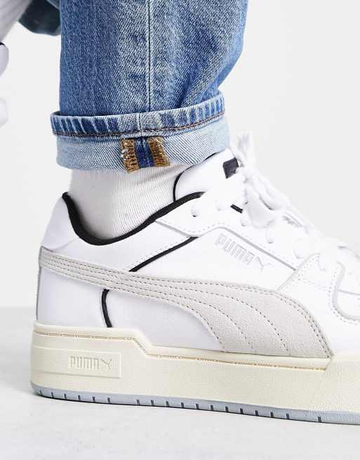 Puma Ca Pro Baskets à détails gris Blanc cassé ASOS