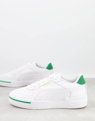 puma blanc vert