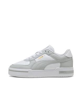  Ca pro classic ii leather trainers in white and grey
