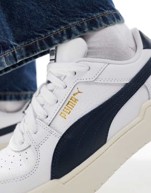 PUMA CA Pro Classic Sneakers bianche e blu navy