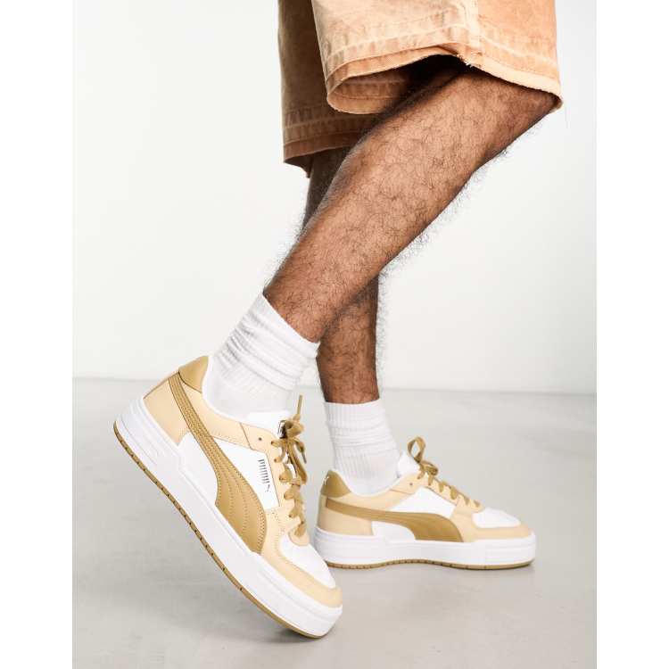 PUMA CA Pro Classic sneakers in triple brown and white