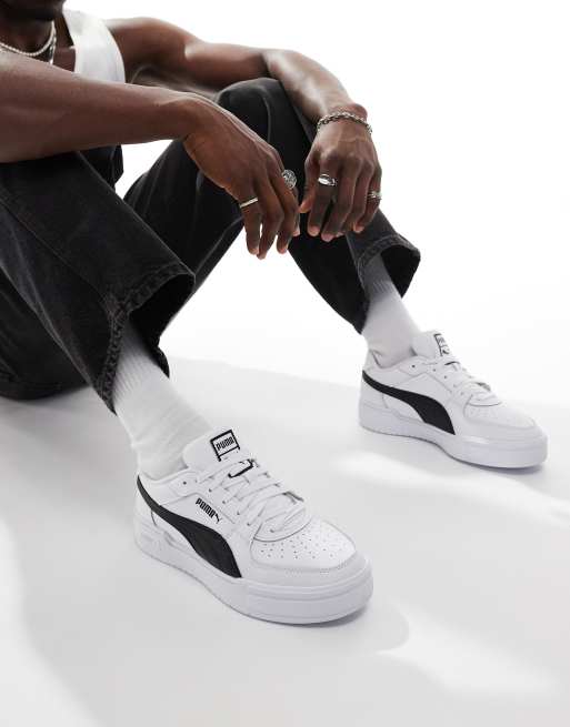 Puma CA Pro Classic sneakers in white and black