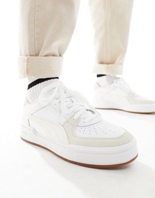  CA Pro Classic trainers  with gum sole - WHITE 