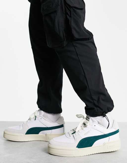 PUMA - Ca Pro Ivy League - Sneakers bianco sporco con dettaglio verde