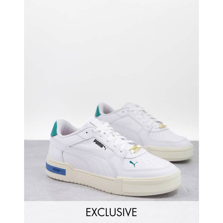 Puma CA Pro Jewel Baskets Blanc et bleu Exclusivite ASOS