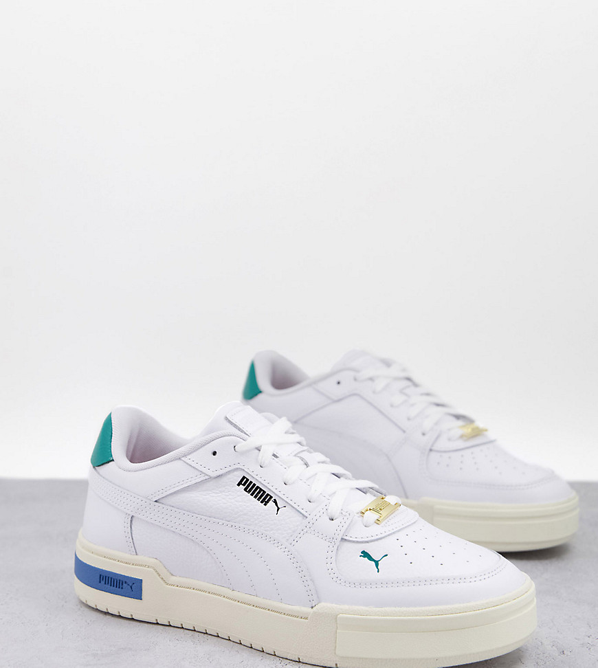 Puma CA Pro jewel sneakers in white and blue exclusive to ASOS