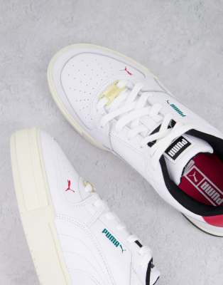 puma ca pro white red