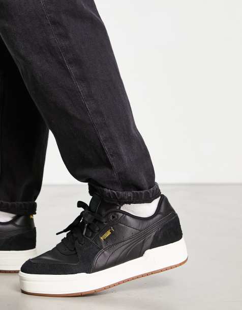 Mens chunky black on sale trainers