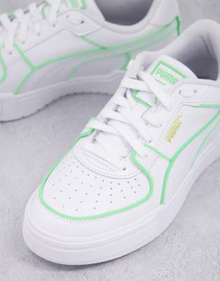 puma cali emboss white