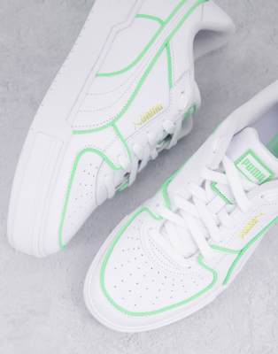 puma ca pro neon pipe trainers