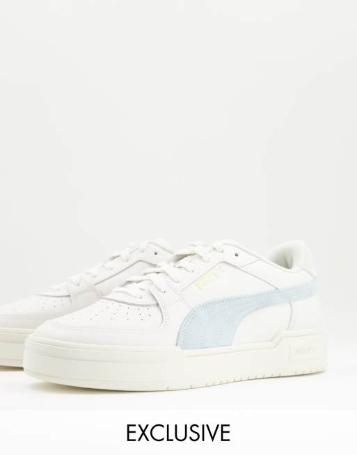 Puma CA Pro pastel trainers in off white and blue exclusive to ASOS