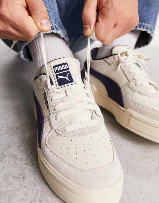 Puma Ca Pro patchwork sneakers in off white and navy exclusive to ASOS ASOS