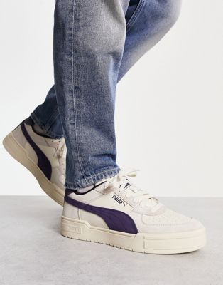  Ca Pro patchwork trainers in off white and navy - exclusive to ASOS