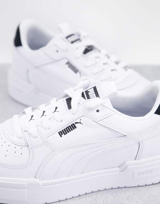 PUMA CA Pro Sneakers bianche e nere con logo multiplo In esclusiva per ASOS