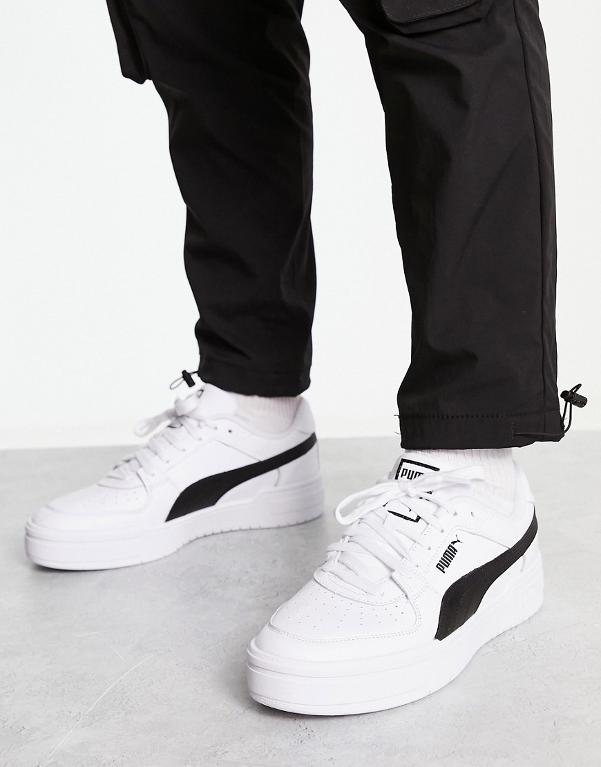 PUMA - CA Pro - Sneakers classiche bianche e nere-Bianco Stivali uomo Bianco