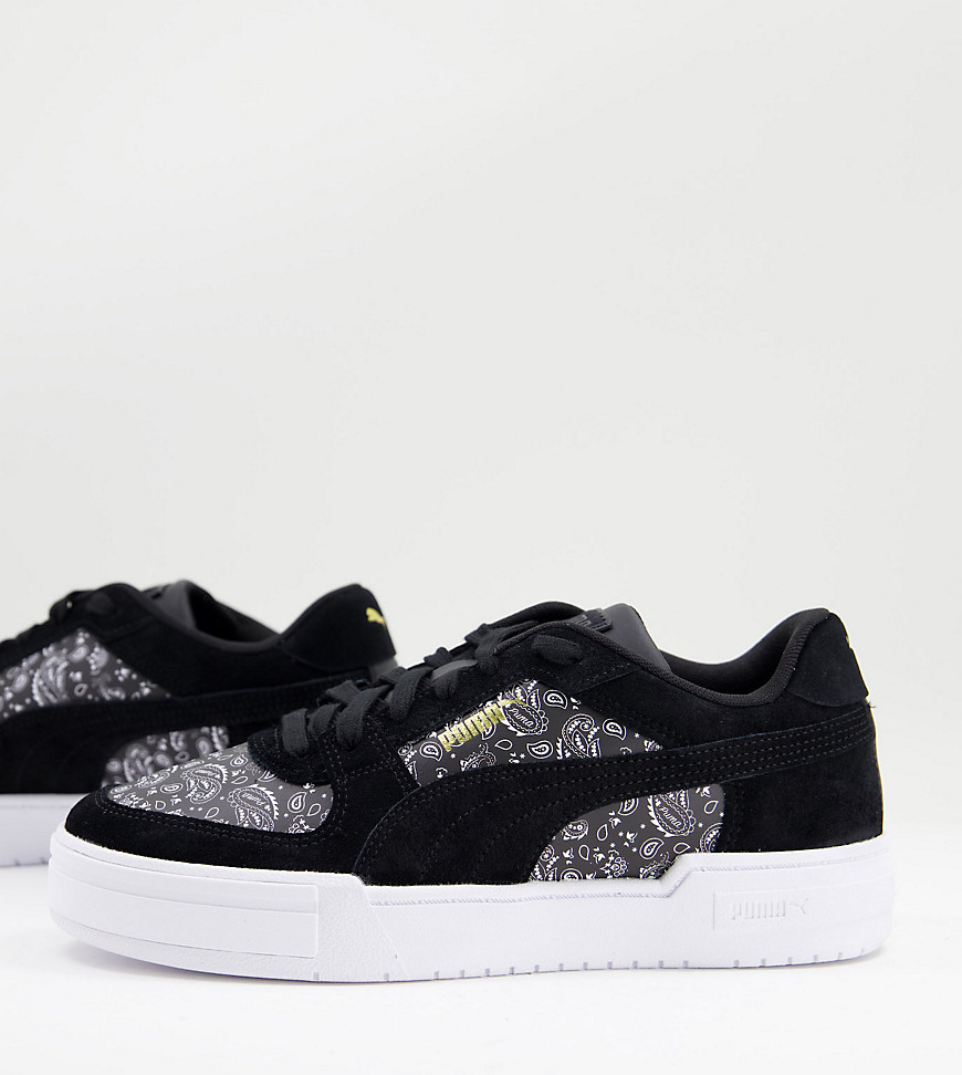 Puma CA Pro sneakers in black paisley print - exclusive to ASOS