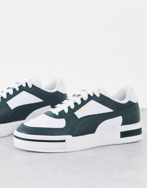 Green and white puma sale