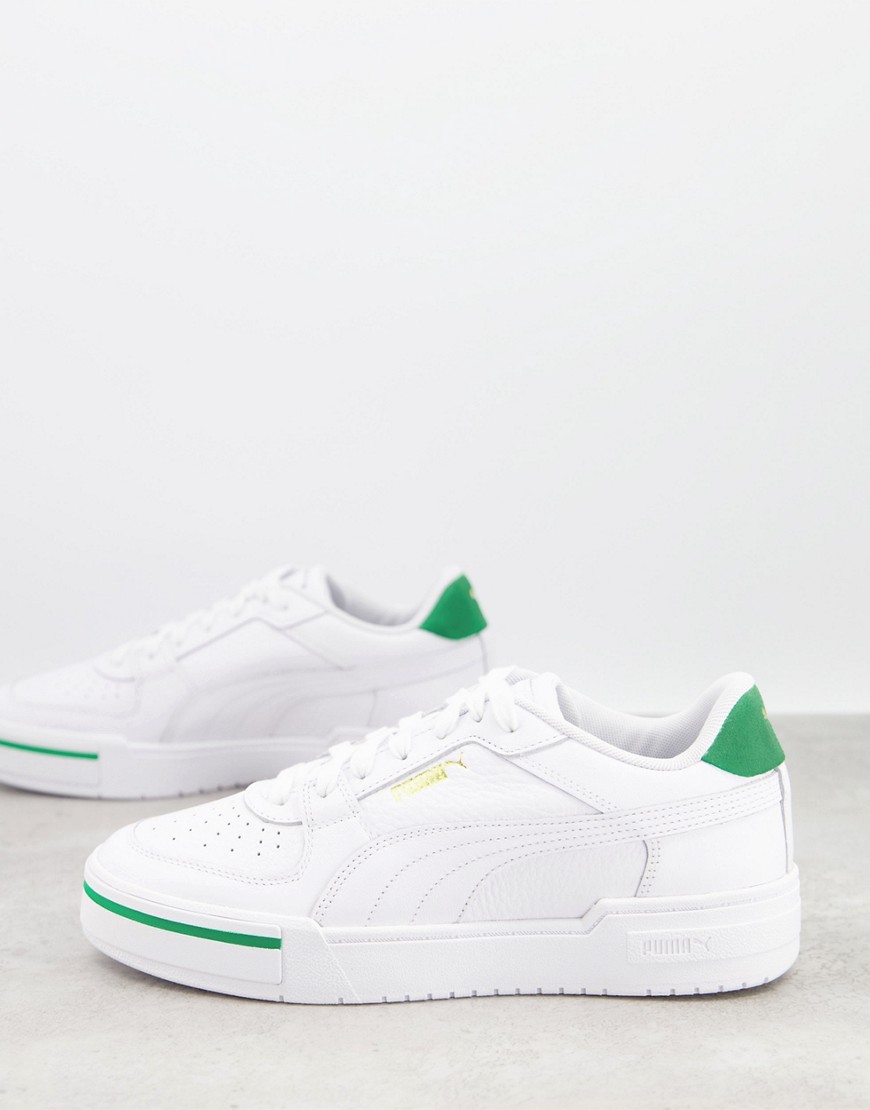 Puma Ca Pro Heritage Sneakers In White And Green