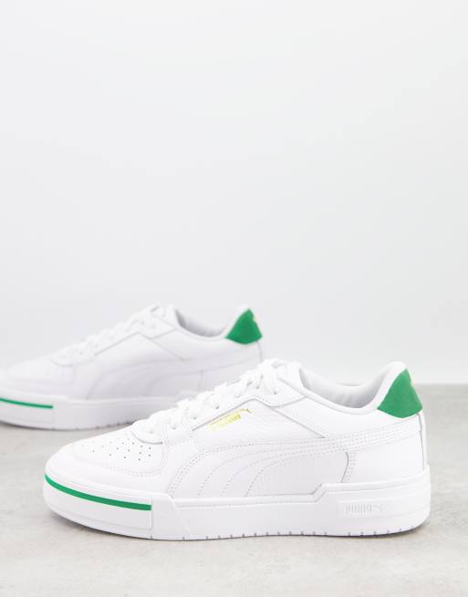 Green shop puma sneakers