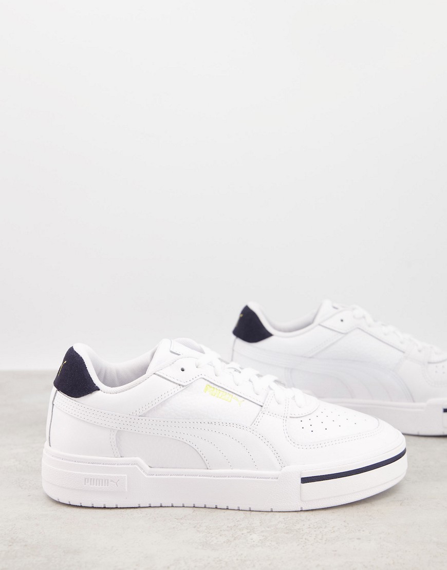 Puma CA Pro sneakers in white and navy
