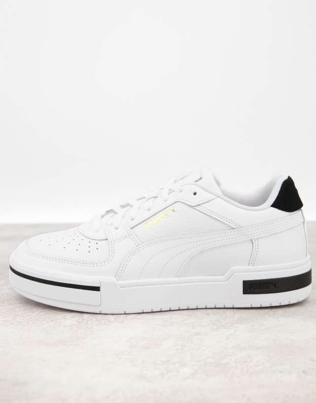 Puma CA Pro sneakers in white with black detail