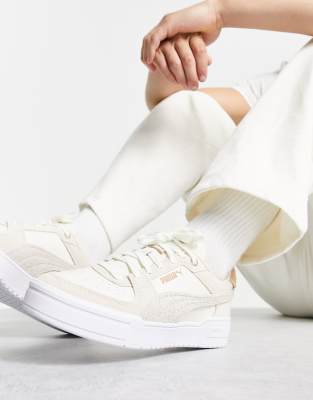 Puma CA Pro suede trainers in off white and brown - exclusive to ASOS