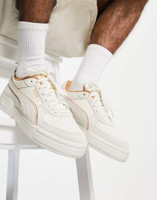 Puma CA Pro tonal trainers in off white and neutral - Exclusive to ASOS