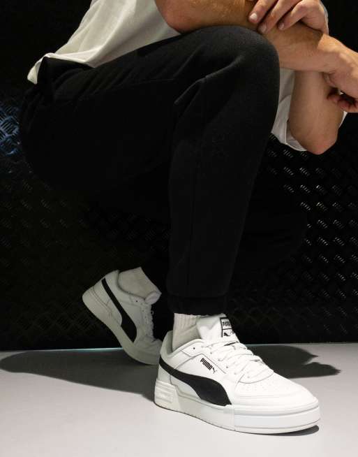 Black and deals white puma trainers