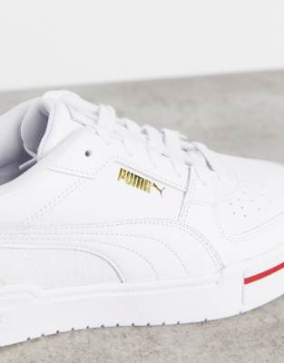 puma ca pro white red