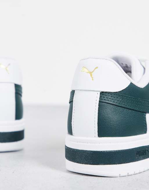 Puma – CA Pro – Vita och mörkgröna sneakers, 2 av 4