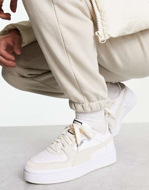 PUMA - CA Pro ZB - Sneakers in gebroken wit en stone