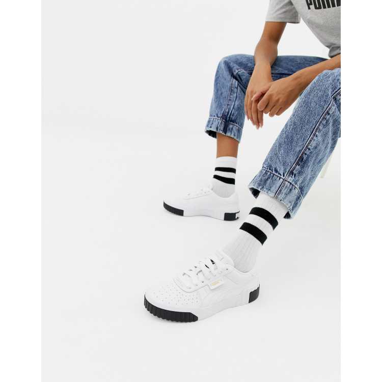 Cali puma blanche et noir best sale