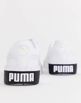 puma cali blanche et noir