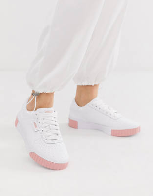 puma cali semelle rose