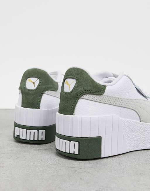 Puma blanche best sale et verte