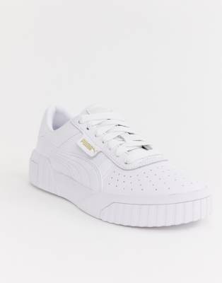 puma cali blanche et beige