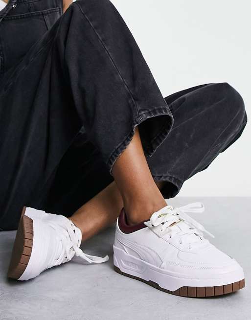 Puma cali blanche et best sale noir femme