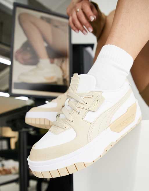 Puma blanc store et or