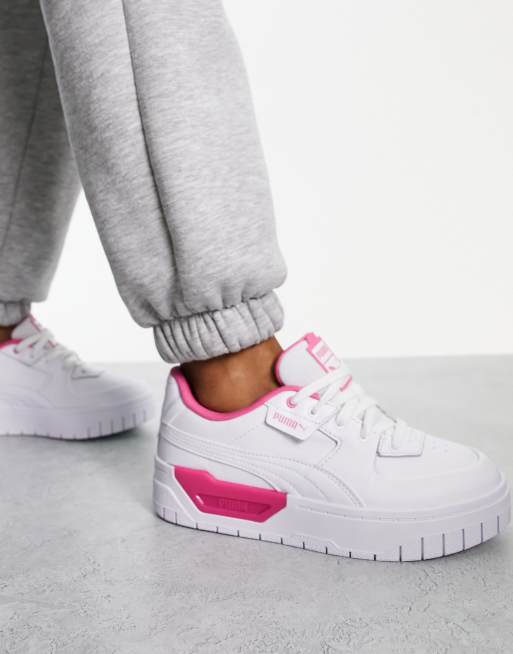 Puma Cali Dream Baskets Blanc et rose acide Exclusivit ASOS