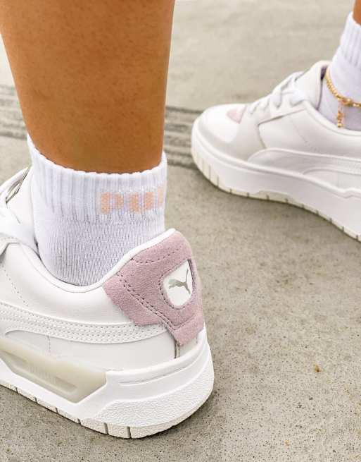 Puma cali femme shop blanche et rose